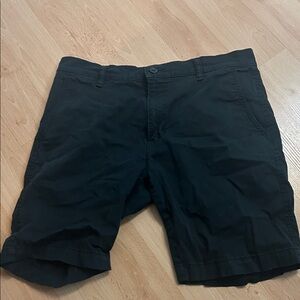 Levi's Men's Black Flat Front Shorts